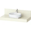 Image de Duravit Console Balcoon 120x55x37 cm, 1 AS, Be mitt, Ivoire mat
