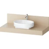 Image de Duravit Console Balcoon 120x55x37 cm, 1 AS, Be mitt, beige sable ma