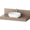 Image de Duravit Console Balcoon 120x55x37 cm, 1 AS, Bec central, montage encastré