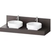 Image de Duravit Console Balcoon 140x55x37 cm, 2 A., double face, marron ma