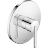 Image de Duravit Kit de montage Balcoon Mitigeur monocommande douche UP, 1 sortie, rond, chrome brillant