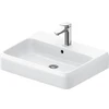 Image de Duravit Vasque à poser Qatego 60x47 cm, blanc, mitigeur haut, fermé