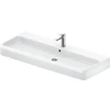 Image de Duravit Lavabo Qatego 120x47 cm, avec trou robinet, blanc brillant