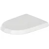 Image de Siège WC Duravit Qatego, plastique thermodurci, abaissement automatique, blanc brillant 463x369x44mm, 0026890000