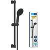 Image de Ensemble de douche avec pommeau 2 jets barre 60cm et flexible 175m - GROHE Vitalio Start 110 279482431 - Economie deau - Noir Mat