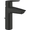 Image de Mitigeur monocommande lavabo - GROHE Start - 234552432 - Noir mat - Taille M - Bec moyen - Economie deau - Tirette et vidage