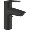 Image de GROHE Start 242082432 Robinet de salle de bain économe en eau avec vidage latéral et outil de montage Noir mat 17 cm