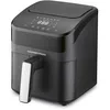 Image de GOURMETmaxx Friteuse numérique à air chaud 4 litres, Airfryer avec minuterie et écran tactile, friteuse avec fonctions et programmes polyvalents, friture économe en énergie, presque sans huile, mini