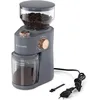 Image de Navaris Moulin à café électrique - Broyeur de café avec meule Plate pour 2 à 14 Tasses - Grinder avec différentes épaisseurs de mouture