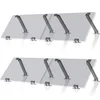 Image de Zelsius Kit de support universel pour panneau solaire avec angle réglable | Kit de montage en aluminium pour quatre panneaux | Support de panneau avec mécanisme télescopique, kit de fixation