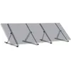 Image de Zelsius Kit de support universel pour panneau solaire avec angle réglable de 0 à 90° | 71 cm | Support de panneau, kit de montage en aluminium pour deux panneaux | Kit de fixation de panneau solaire