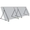 Image de Zelsius Kit de support universel pour panneau solaire avec angle réglable de 0 à 90° | Support de panneau, kit de montage en aluminium pour panneaux | Kit de fixation (104 x 3 x 3-104 cm, 2)
