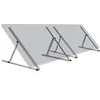 Image de Zelsius Kit de support universel pour panneau solaire avec angle réglable de 0 à 90° | Support de panneau, kit de montage en aluminium pour panneaux | Kit de fixation (114 x 3 x 3-114 cm, 2)