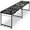Image de CampFeuer Table de pong à bière | Table multi-jeux pliable 6 en 1 | Jeu de bière pour cage, schnapspong et jeux de fête | Jeu à boire pour adultes | Jeu de fête