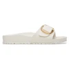 Image de Birkenstock pour femme. 1029633 Sandales Madrid Big Buckle (Ajustement Étroit) blanc (40), Plat, Aucun, Casuel