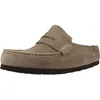 Image de Birkenstock Naples Wrapped Suede Leat Vert Taupe, vert, 36 EU