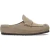 Image de Mules Naples Suède BIRKENSTOCK Taupe 36