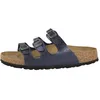 Image de Birkenstock Florida Birko-Flor Graceful Mules étroites pour femme, bleu foncé, 43 EU Schmal