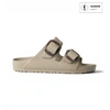 Image de Birkenstock pour femme. 1030389 Sandales Arizona Big Buckle EVA (Ajustement Étroit) taupe (38), Plat, Aucun, Casuel