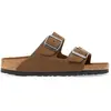 Image de Sandales Arizona Soft Suède BIRKENSTOCK Marron 36