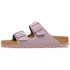 Image de Birkenstock Sandales Arizona Birkibuc pour femme, aubergine, 36 EU