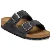 Image de Birkenstock - Mules en velours de cuir Arizona Cristayllo charbon de bois 42