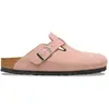 Image de Sabots Boston Suède BIRKENSTOCK Rose 37