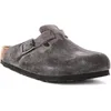 Image de Birkenstock Boston BS Sandales unisexes, charbon, 39 EU