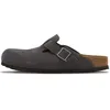 Image de Birkenstock Chausson slipper Boston Suede