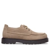 Image de Birkenstock pour homme. 1031884 Chaussures en Cuir Highwood Moc (Coupe Régulière) taupe (40), Plat, Lacets, Casuel