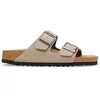 Image de BIRKENSTOCK Sandales pour femmes Arizona Birko-Flo beige | 37