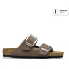 Image de Birkenstock pour femme. 1032081 Sandales Arizona Big Buckle (Ajustement Étroit) marron (40), Plat, Boucle, Casuel, Taupe