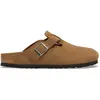 Image de Sabots Boston Suède BIRKENSTOCK Camel 40