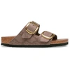 Image de Birkenstock pour femme. 1032891 Sandales Arizona Big Buckle (Coupe Étroite) taupe (42), Plat, Aucun, Casuel