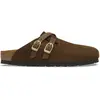 Image de Sabots Blair Suède BIRKENSTOCK Marron foncé 36