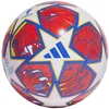 Image de adidas UEFA Champions League TRN Ballon de Football Unisexe Cousu à la Machine Taille 4 EU Blanc/Bleu glorie/Orange Flash