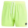 Image de adidas Homme 3-Stripes CLX Very-Short-Length Swim Shorts, Lucid Lemon/White, S