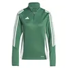 Image de adidas Haut d'entraînement TIRO24 pour Femme, Vert foncé/Blanc, Taille S