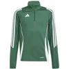 Image de adidas Tiro24 Half Zip Sweatshirt 13-14 Ans, Vert, 13 Ans