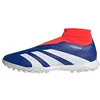 Image de adidas Mixte Predator League Laceless Football Boots Turf, Lucid Blue/Cloud White/Solar Red, 44 EU