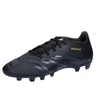 Image de Adidas Mixte Predator Club Football Boots Flexible Ground, Core Black/Carbon/Gold met, 46 2/3 EU
