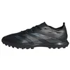 Image de adidas Mixte Predator League Football Boots Turf, Core Black/Carbon/Gold Metallic, 40 EU