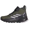 Image de Adidas Terrex Trailmaker 2 Mid Gore-tex Chaussures de randonnée pour Femme, Olive Strata Silver Dawn Aurora Black, 40 EU