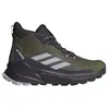Image de adidas Women's Chaussure de randonnée mi-Montante Terrex Trailmaker 2.0 Gore-Tex, Olive Strata/Silver Dawn/Aurora Black, 38 2/3