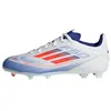 Image de adidas Mixte enfant F50 LEAGUE Football boots Firm Ground, Cloud White / Solar Red / Lucid Blue, 28 EU