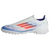 Image de adidas Unisex Chaussure sans Lacets F50 League Turf, Cloud White/Solar Red/Lucid Blue, 41 1/3