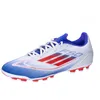 Image de Adidas Mixte F50 League Football Boots Artificial Ground, Cloud White/Solar Red/Lucid Blue, 45 1/3 EU