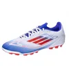 Image de Adidas Mixte F50 League Football Boots Artificial Ground, Cloud White/Solar Red/Lucid Blue, 42 EU