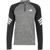 Image de adidas Men's T-Shirt Zip 1/4 3 Bandes Icon