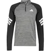 Image de adidas Men's T-Shirt Zip 1/4 3 Bandes Icon